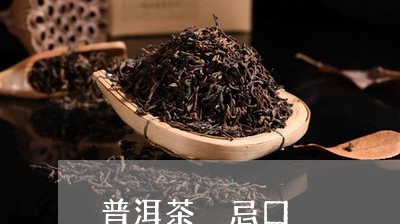 普洱茶 忌口/2023042878678